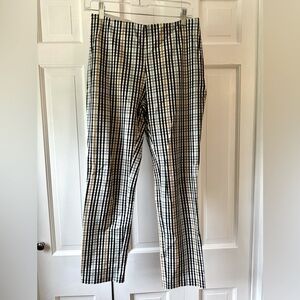Women’s High-Rise Checkered Skinny Ankle Pants A New Day Size 6